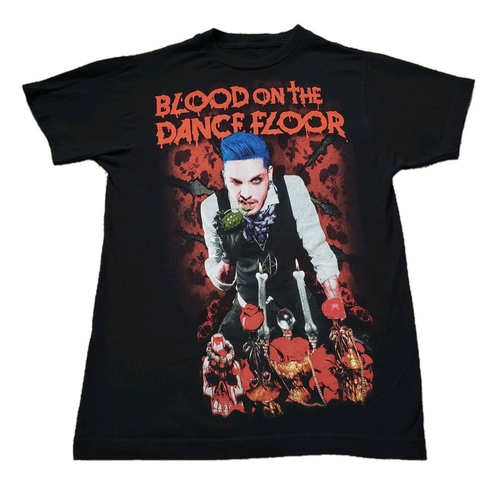 2013 Blood On The Dance Floor XS Unisex Double Side Black Hot Topic T-Shirt